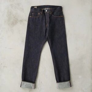 Momotaro 0405-18 Zimbabwe Cotton 18 oz Selvedge Jeans - High Tapered Fit